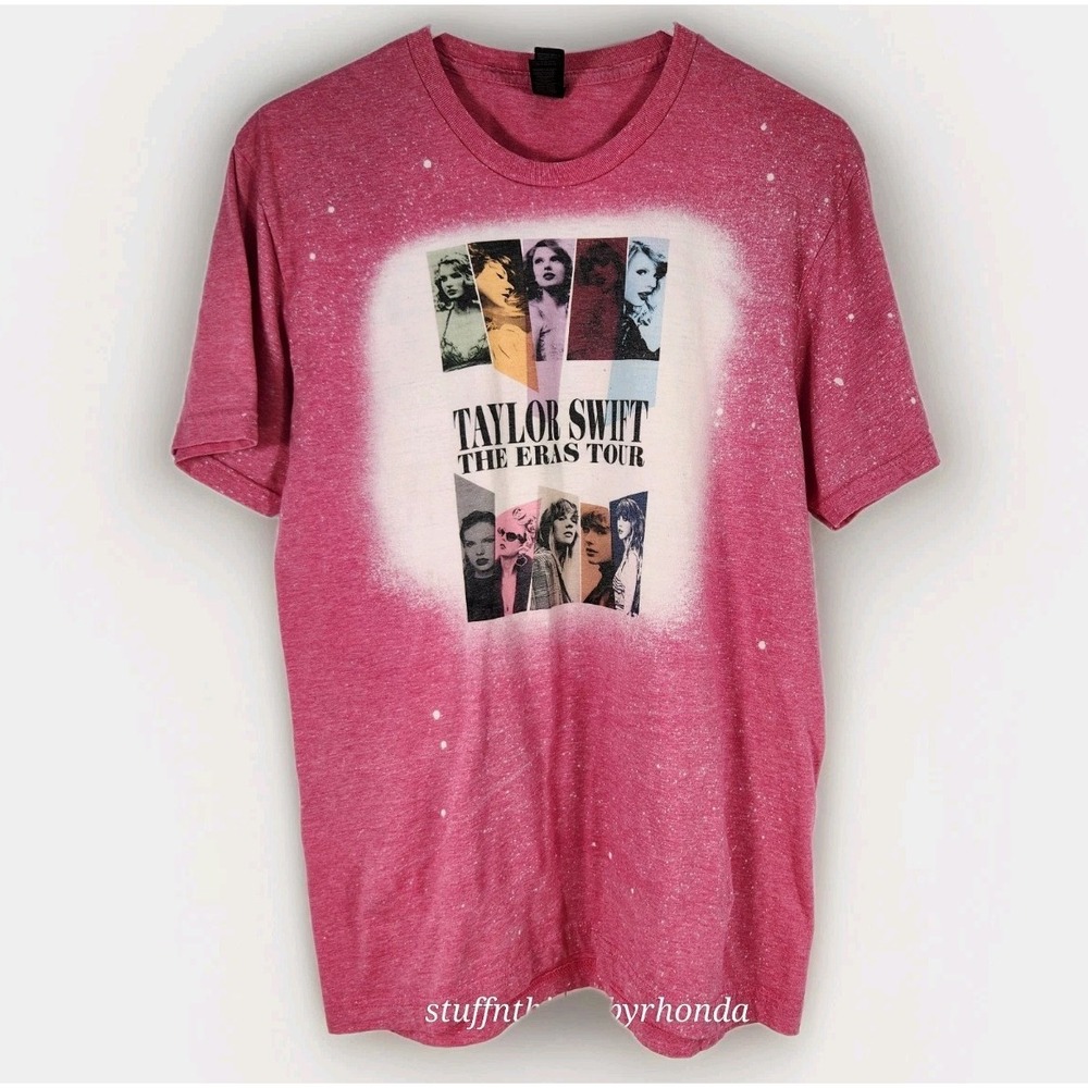 TAYLOR SWIFT~The Eras Tour Pink T-shirt Top Size Medium, Swifties